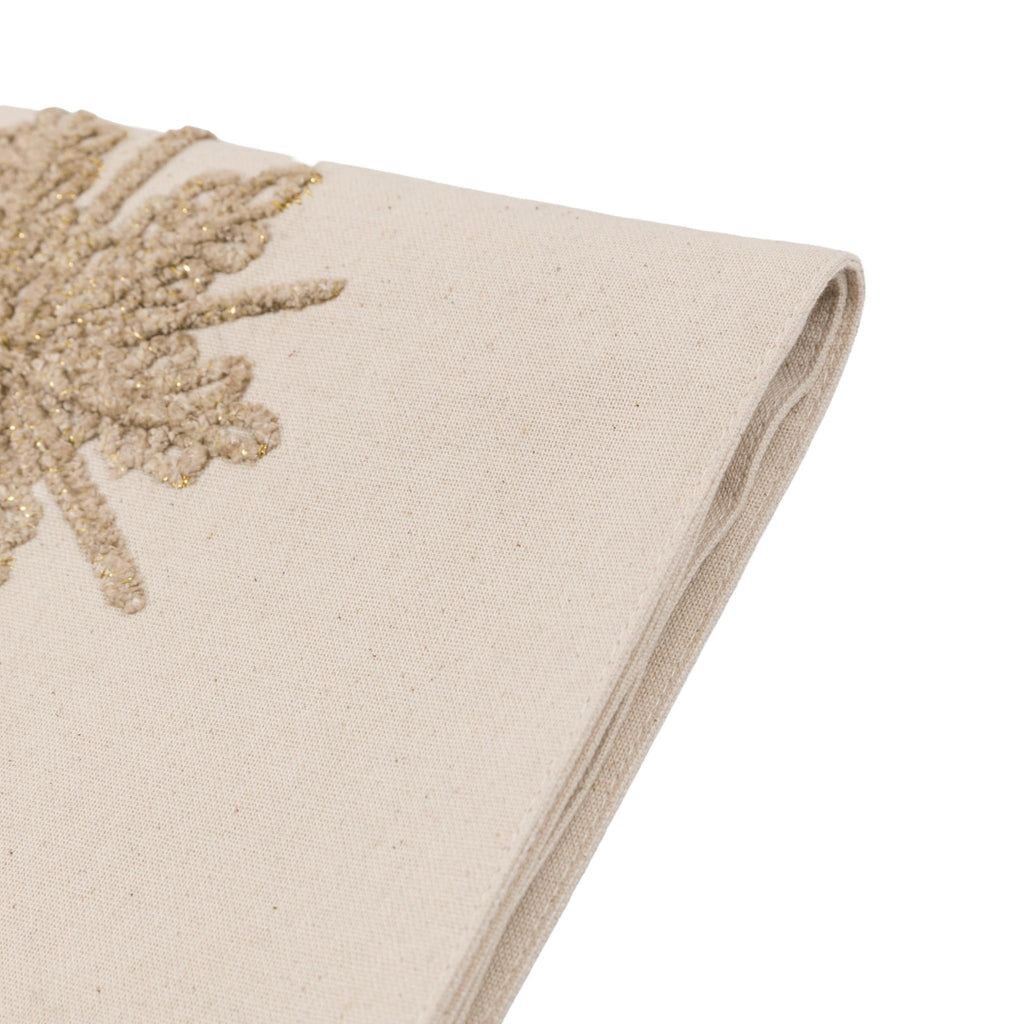 Gold Snowflake Table Runner 36x180cm - Distinctly Living