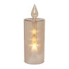 Golden Ember LED Glass Candle - Large 25cm - Distinctly Living