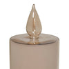 Golden Ember LED Glass Candle - Small 20cm - Distinctly Living