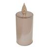 Golden Ember LED Glass Candle - Small 20cm - Distinctly Living
