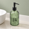 Green Glass Soap Dispenser - Distinctly Living