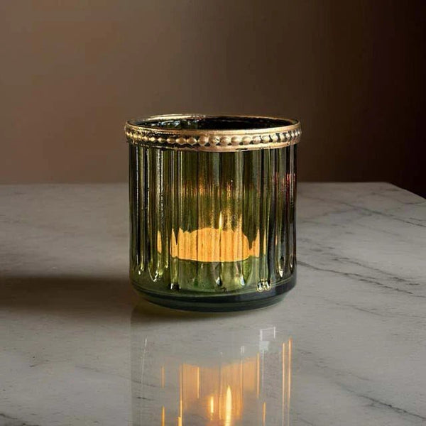 Green Jar Votive - Distinctly Living