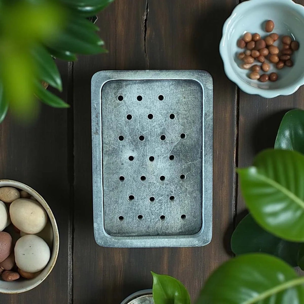Grey Marble Soap Dish - Distinctly Living