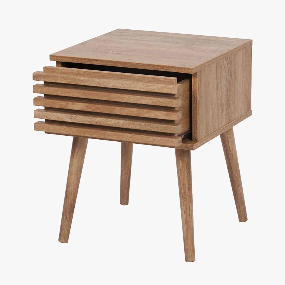 Groove Bedside Table - Distinctly Living