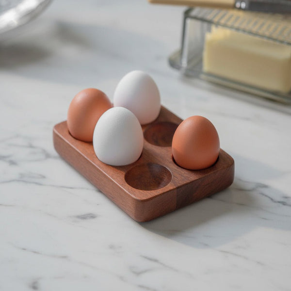 Half A Dozen Wooden Egg Holder - Distinctly Living