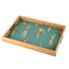 Handcrafted Wooden Tray - Art Deco Swimmers - Distinctly Living