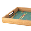 Handcrafted Wooden Tray - Art Deco Swimmers - Distinctly Living