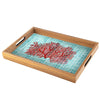 Handcrafted Wooden Tray - Coral - Distinctly Living