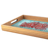 Handcrafted Wooden Tray - Coral - Distinctly Living