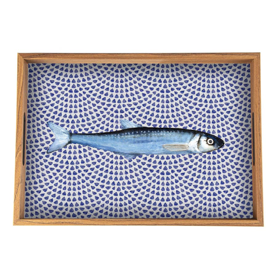 Handcrafted Wooden Tray - Fish - Distinctly Living