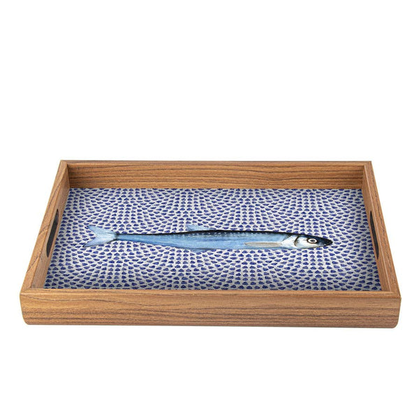 Handcrafted Wooden Tray - Fish - Distinctly Living