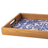 Handcrafted Wooden Tray - Tiles - Distinctly Living