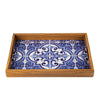 Handcrafted Wooden Tray - Tiles - Distinctly Living