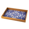 Handcrafted Wooden Tray - Tiles - Distinctly Living