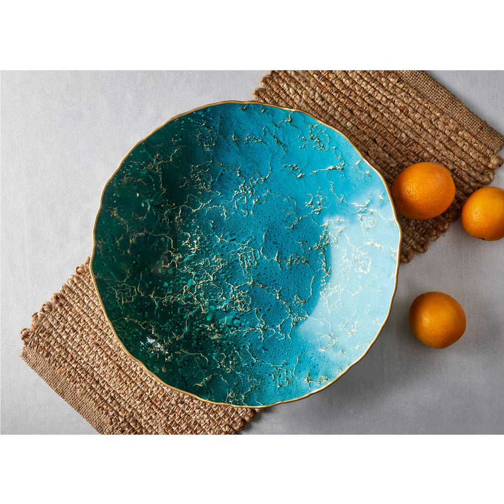 Handmade Ocean Waves Bowl - Distinctly Living
