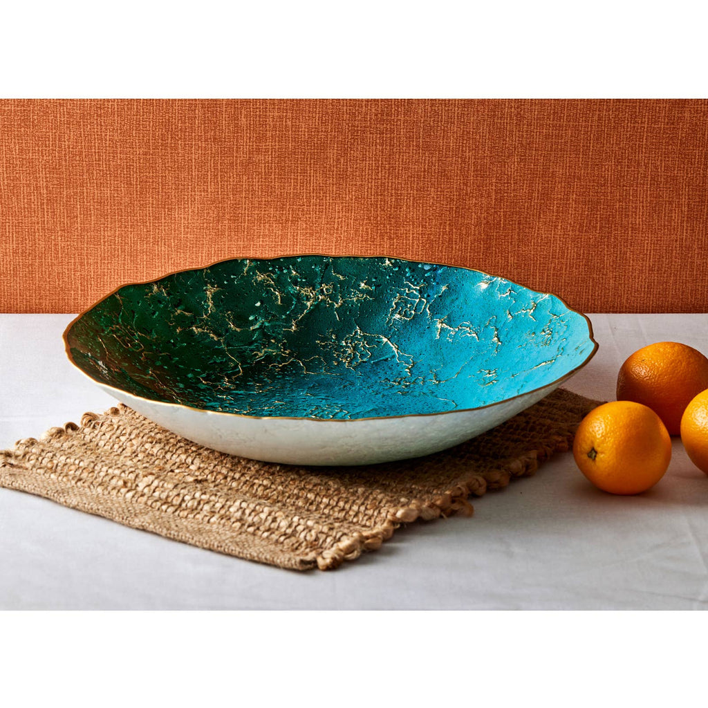 Handmade Ocean Waves Bowl - Distinctly Living