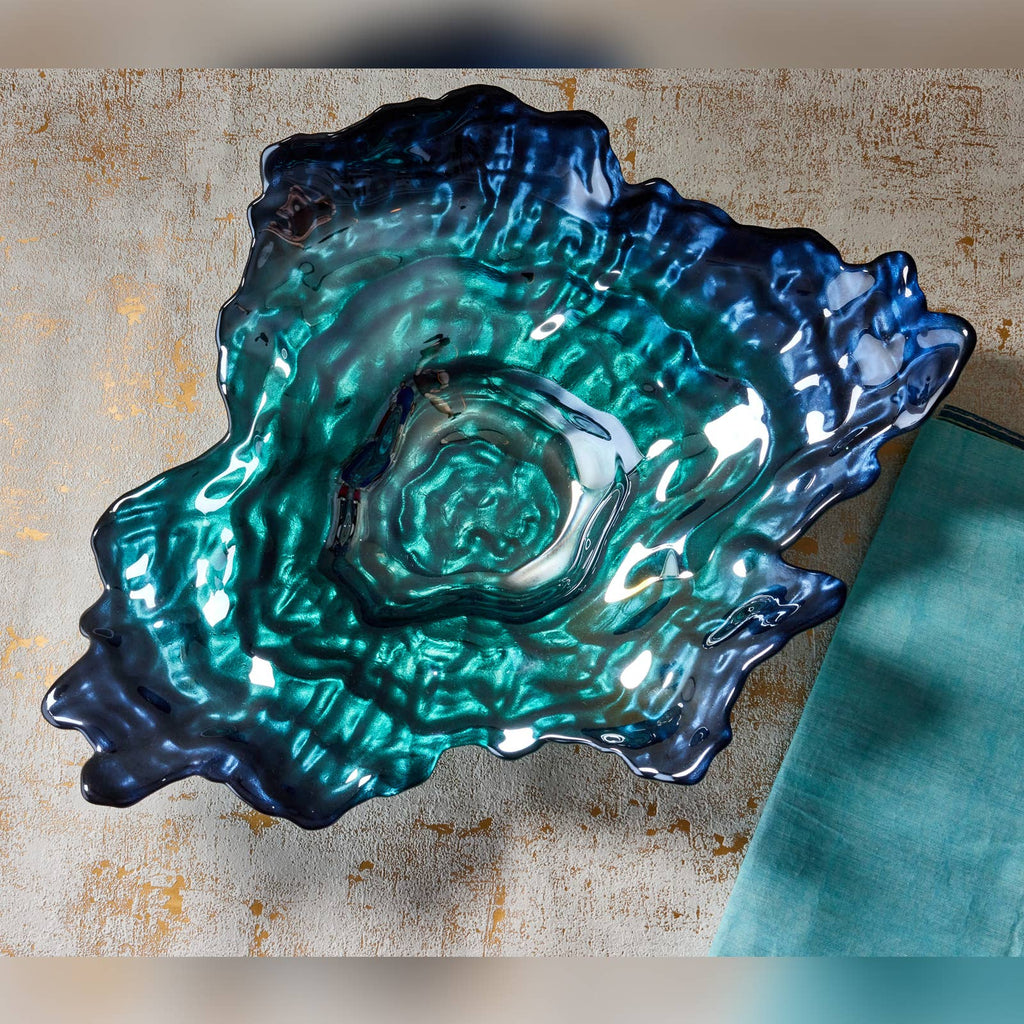Handmade Oyster Blue Bowl - Distinctly Living