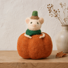 Hanging Felt Mouse in Pumpkin - Distinctly Living
