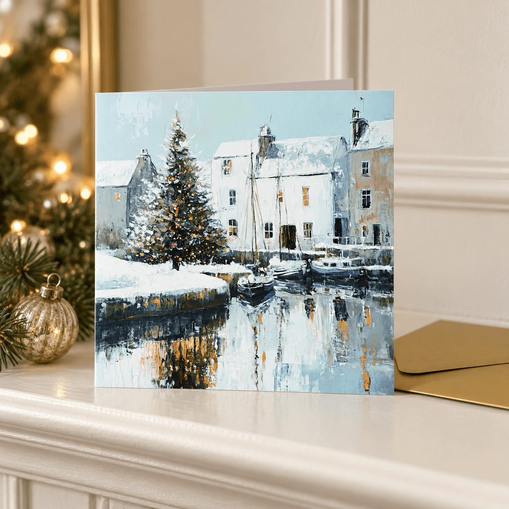 Harbour Reflections Chrity Christmas Card Pack of 6 - Distinctly Living