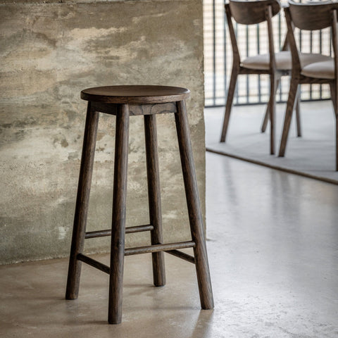 Hatton Stool Smoked - Barstool - Bar Stool - Distinctly Living