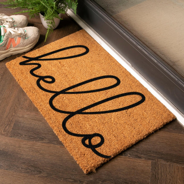 Hello Scribble Doormat - Distinctly Living