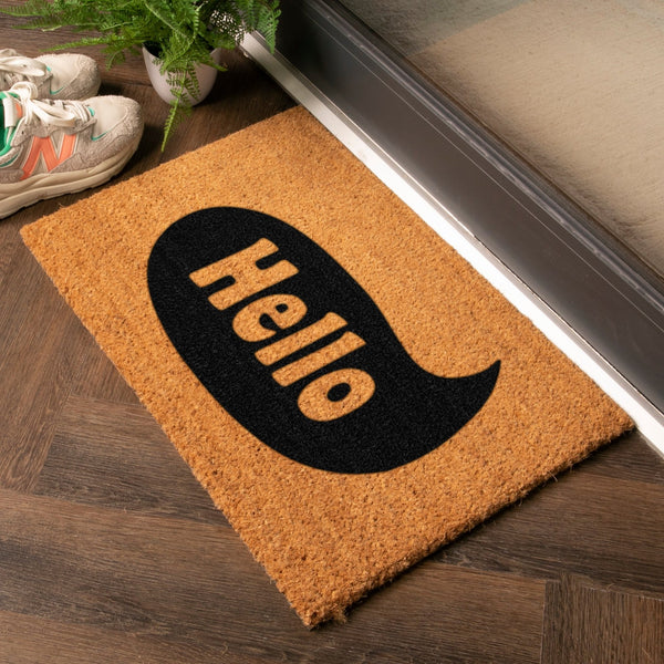 Hello Speech Bubble Doormat - Distinctly Living