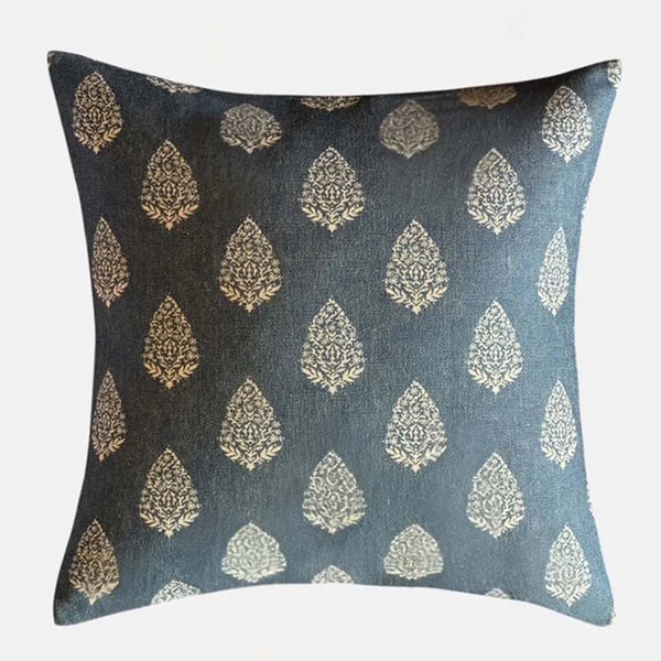 Herby Blue Cushion - Distinctly Living