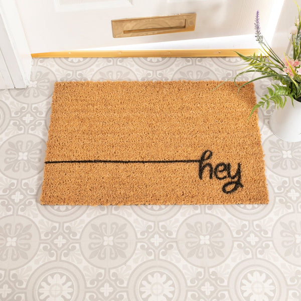 Hey Scribble Doormat - Distinctly Living
