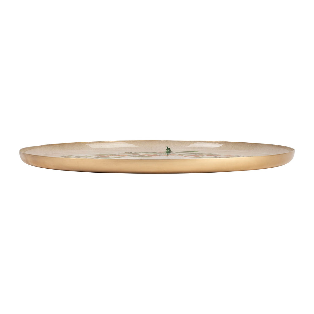 Holly Garland Joyeux Noël Serving Tray - Distinctly Living