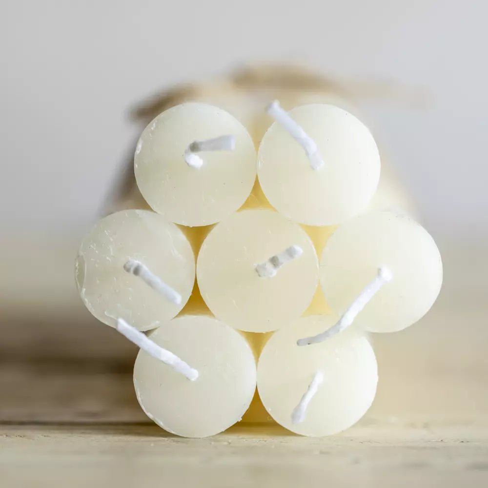 Ivory Dinner Candle - Flat Top - Distinctly Living