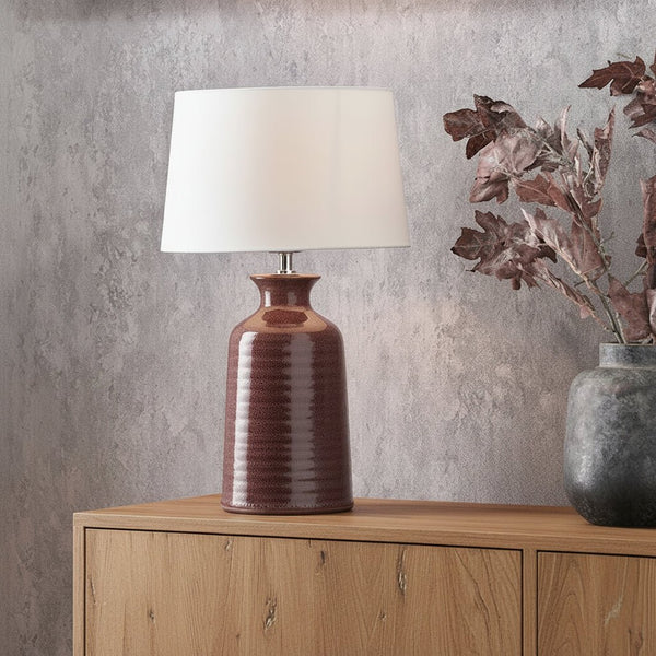 Jamsa Mulberry Lamp and Shade - Distinctly Living