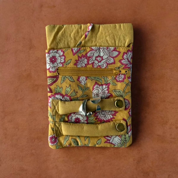 Jewellery Roll - Dark Mustard - Distinctly Living