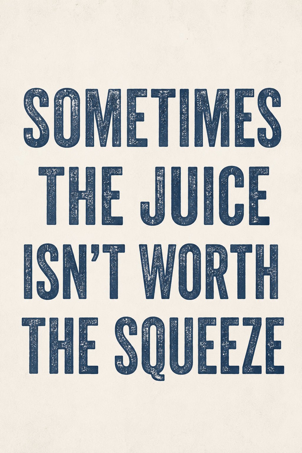 Juice - Metal Sign - Distinctly Living