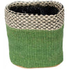 Jute Lined Planter - Green or Pink - Distinctly Living