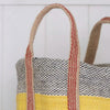 Jute Storage Bag Yellow - Distinctly Living