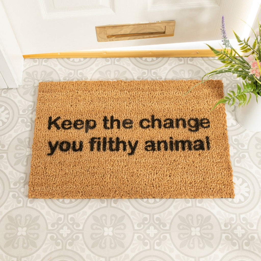 Keep The Change Doormat - Distinctly Living