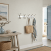 Large 5 Hook Aluminium Coat Rack - Distinctly Living