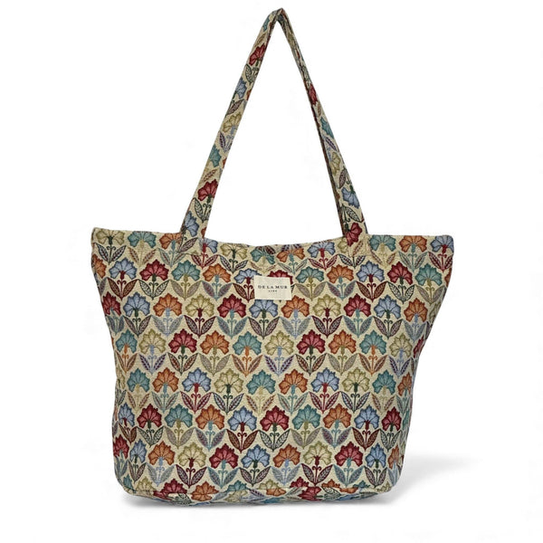 Large Flora Zipper Bag - Distinctly Living