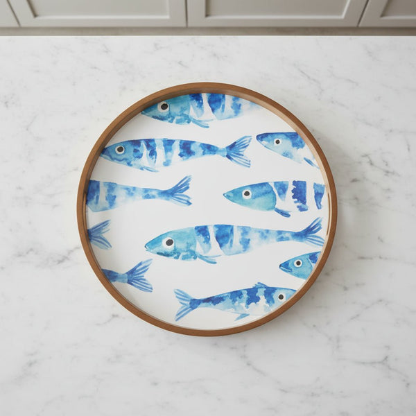 Large or Medium Enamelled Fish Tray - Distinctly Living