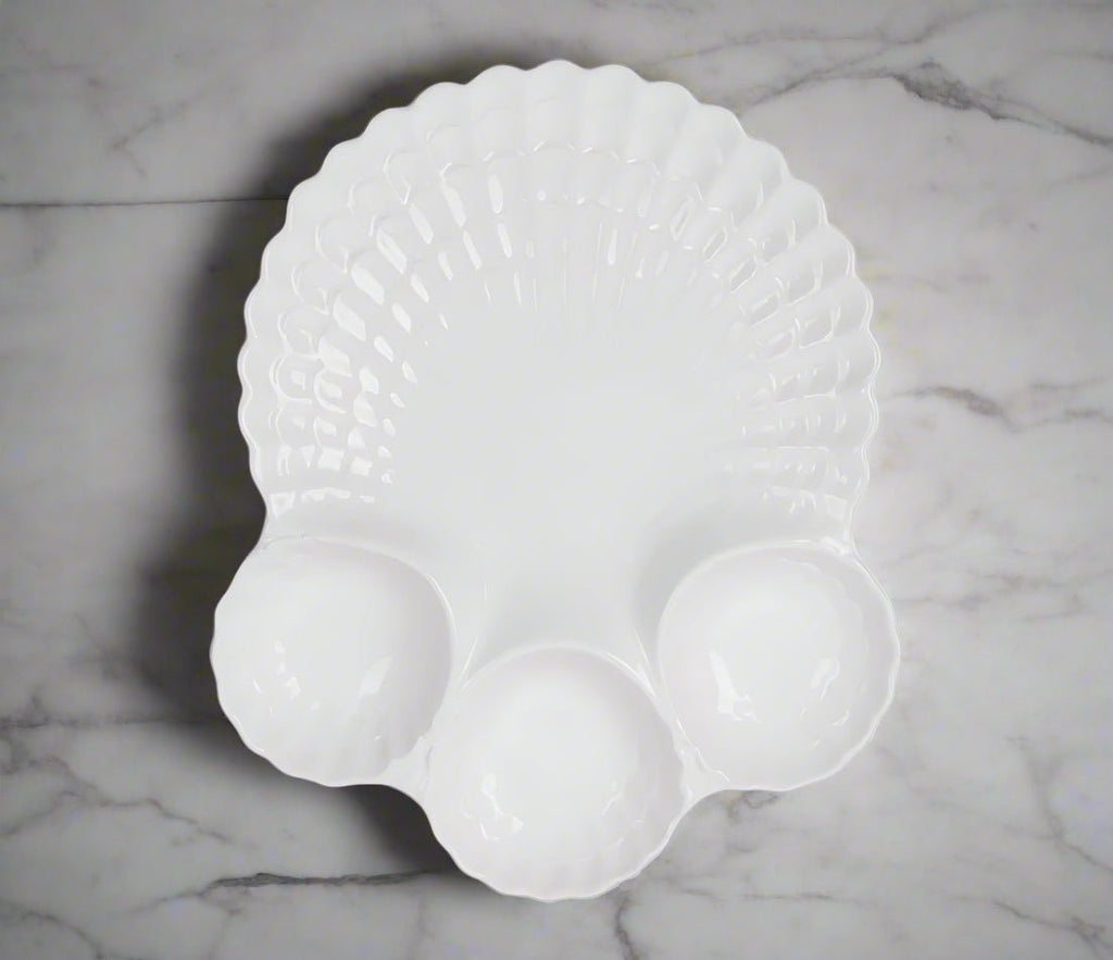 Large Shell Chip and Dip Dish - Distinctly Living