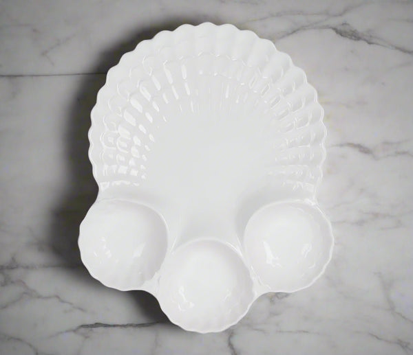 Large Shell Chip and Dip Dish - Distinctly Living
