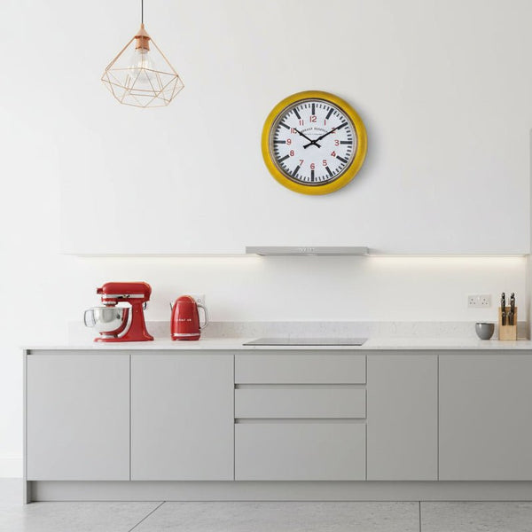 Large Vintage Style Factory Clock - Distinctly Living