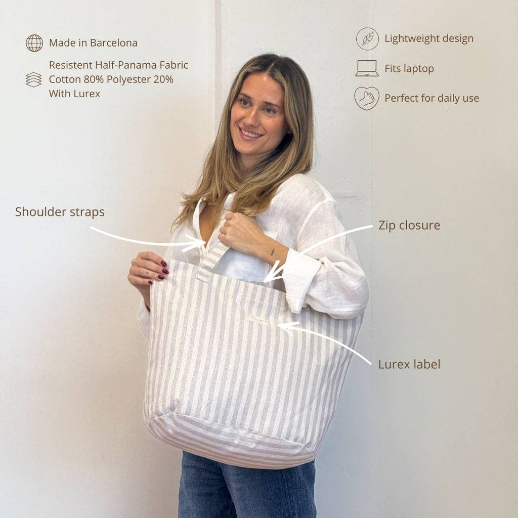Large Zipper Bag Lulil - Distinctly Living