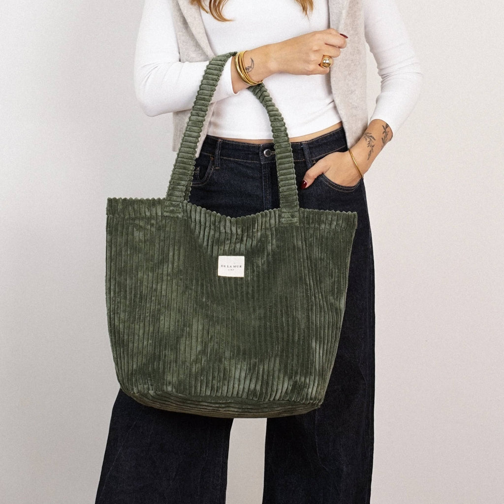 Large Zipper Bag - Moss - Distinctly Living