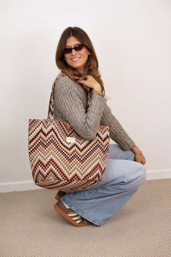 Large Zipper Bag - Pier - Distinctly Living