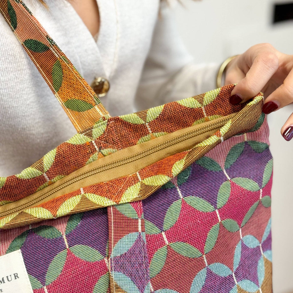 Large Zipper Bag Salt - Distinctly Living