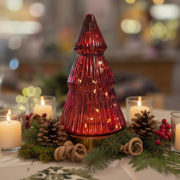 LED Coloured Glass Tree - Various Colours - Distinctly Living