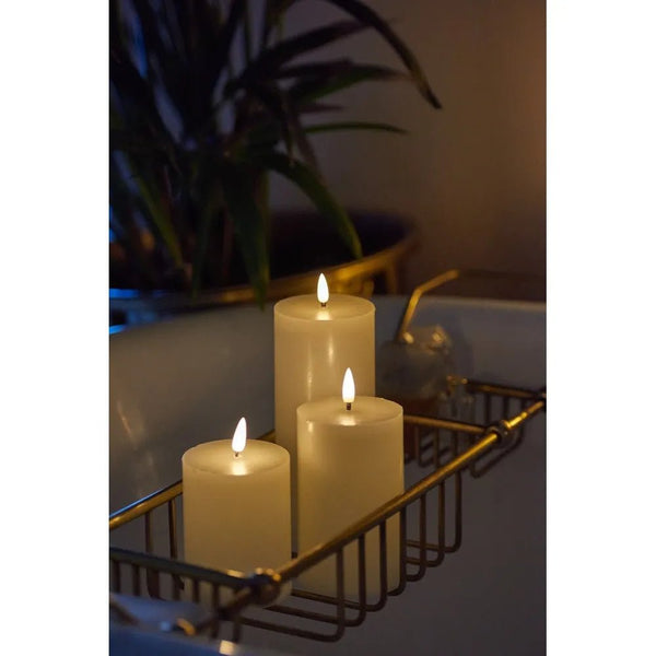 LED Pillar Candles - Set of 3 - Distinctly Living