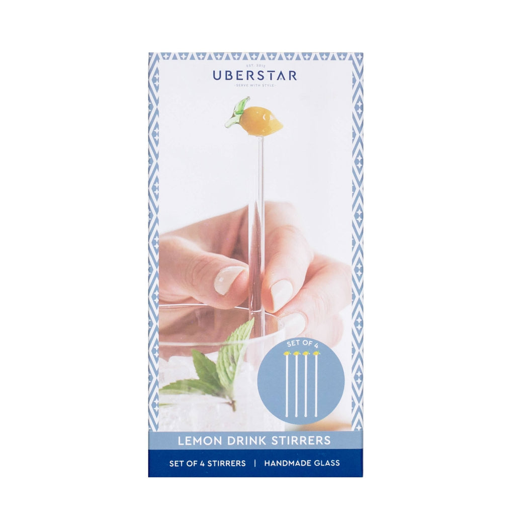 Lemon Glass Cocktail Stirrers - Distinctly Living