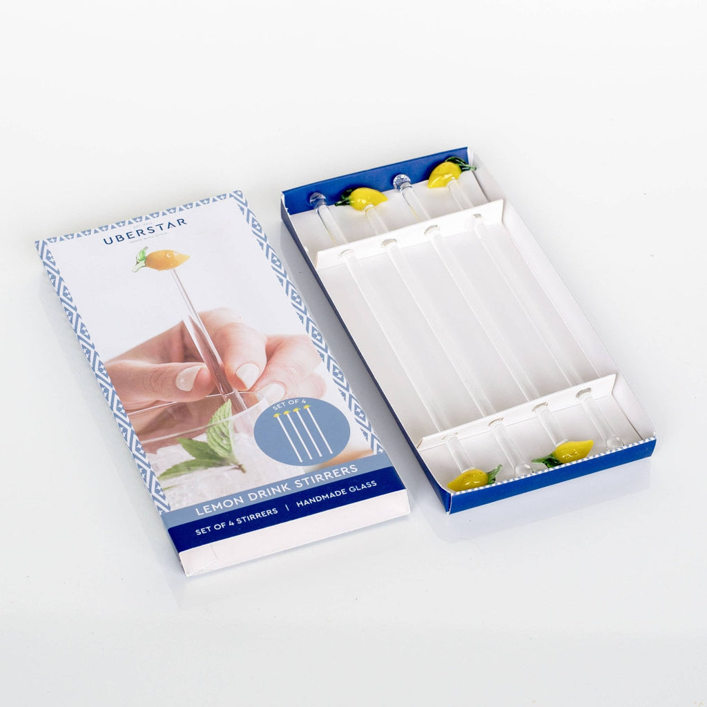 Lemon Glass Cocktail Stirrers - Distinctly Living